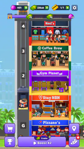 Idle Rent Tower screenshot