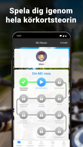 iKörkort MC screenshot
