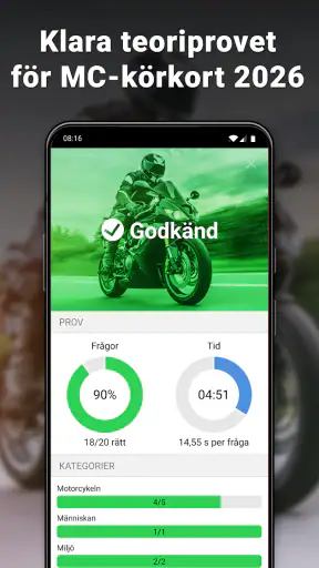 iKörkort MC screenshot