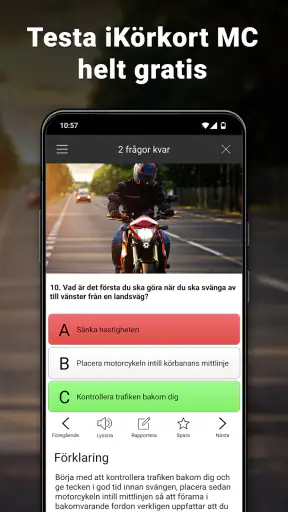 iKörkort MC Lite screenshot