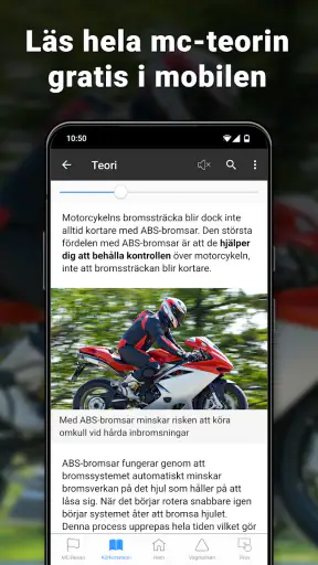 iKörkort MC Lite screenshot