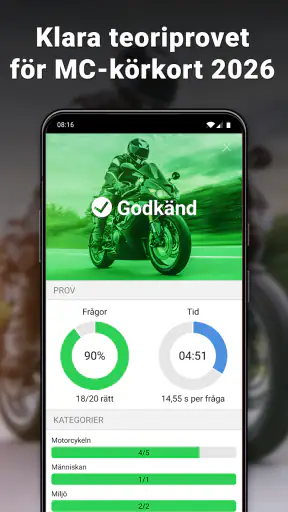 iKörkort MC Lite screenshot
