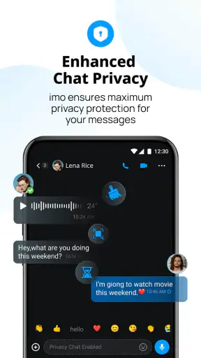 imo - group video calls screenshot