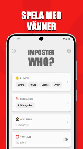 Imposter Who? - Ordspel screenshot