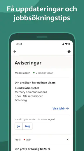 Indeed jobbsök screenshot