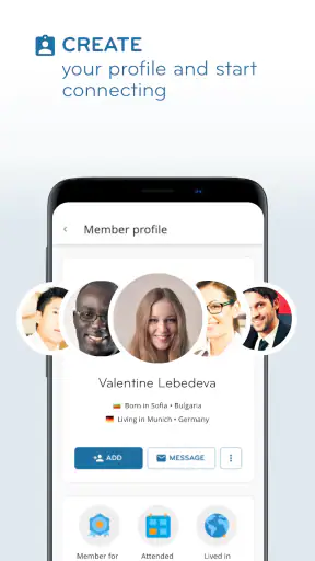 InterNations screenshot