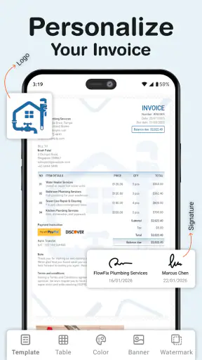 Invoice and Estimate Maker screenshot
