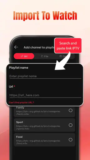 IPTV Player - Live TV Online screenshot