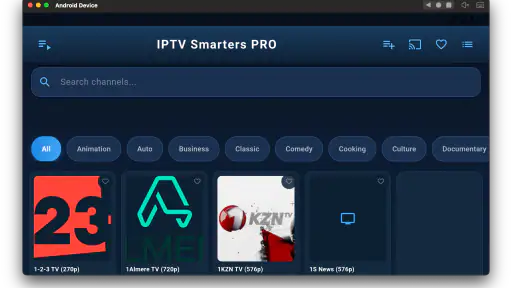 IPTV Smarters PRO screenshot