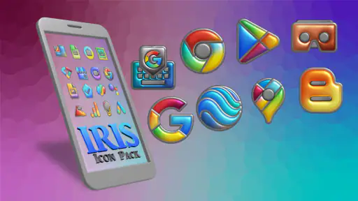 Iris Light - 3D App Icons screenshot