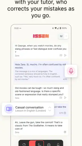 ISSEN: Language Voice Tutor screenshot