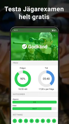 Jägarexamen Lite screenshot