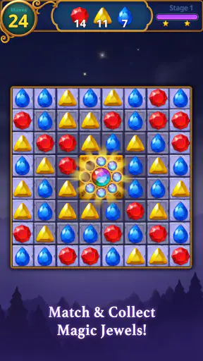 Jewels Magic: Mystery Match3 screenshot