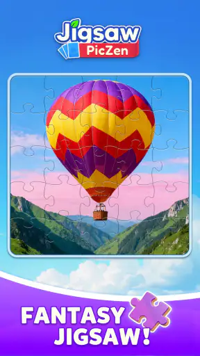 Jigsaw PicZen-Solitaire Puzzle screenshot