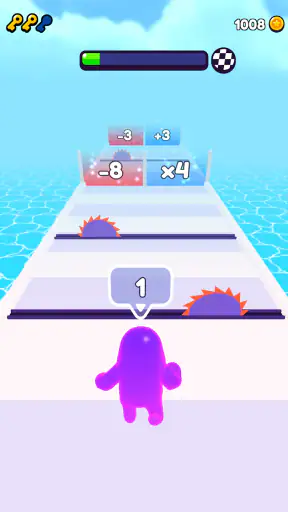Join Blob Clash 3D: Löparspel screenshot