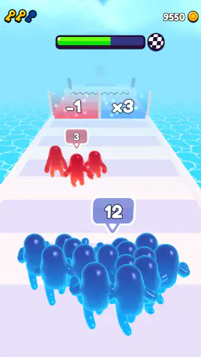 Join Blob Clash 3D: Löparspel screenshot