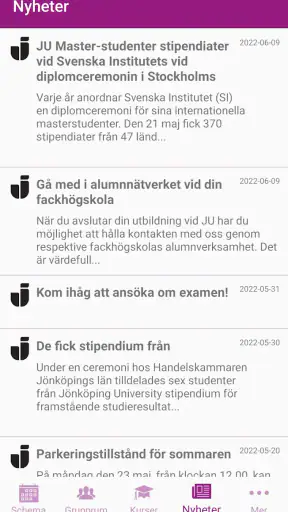 JU Mobile screenshot