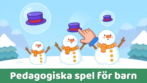 Jul vinter lekar för små barn screenshot