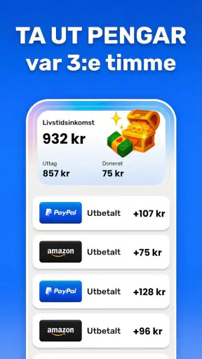 JustPlay – tjäna eller skänk screenshot