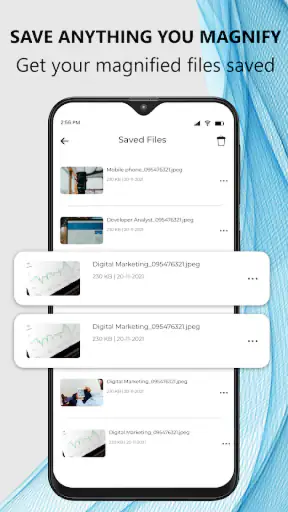 Kameraförstoringsglas med Ljus screenshot