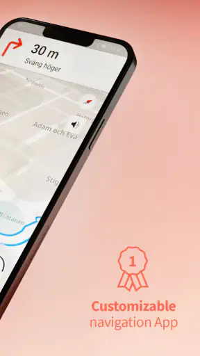 Karta GPS Navigering & Trafik screenshot