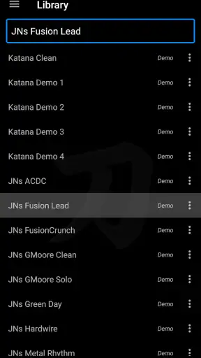 Katana Librarian screenshot