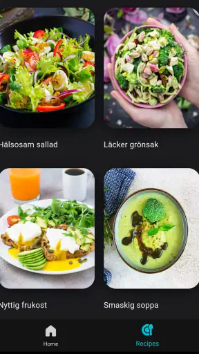 Keto recept screenshot