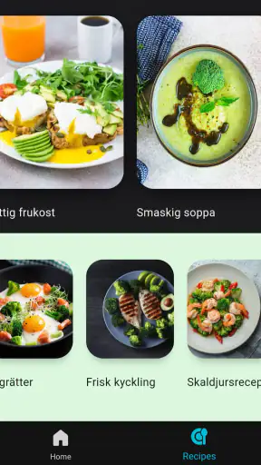 Keto recept screenshot