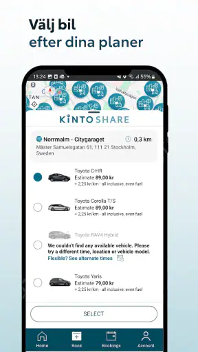 KINTO Share Nordics screenshot