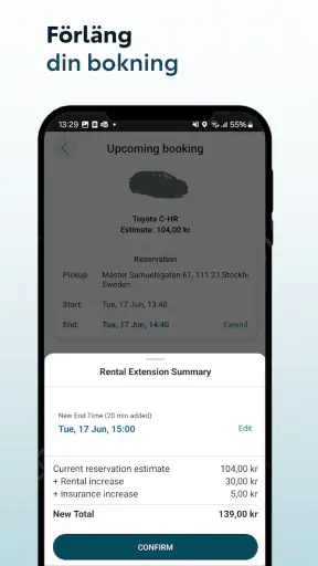 KINTO Share Nordics screenshot