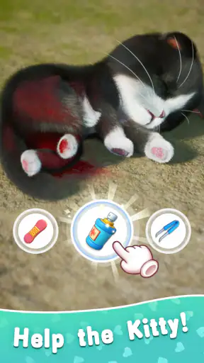 Kitten Match 3D screenshot