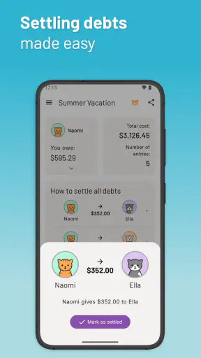 Kittysplit: Bills & cost split screenshot