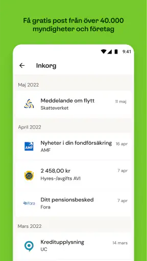Kivra screenshot