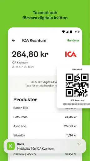 Kivra screenshot
