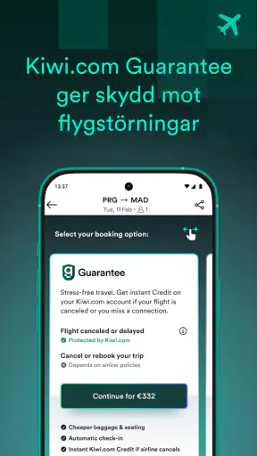 Kiwi.com - Boka billiga flyg screenshot