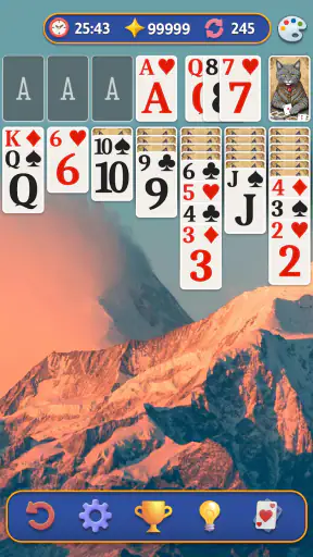 Klondike Patiens - Kortspel screenshot