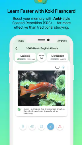 Koki FlashCard screenshot