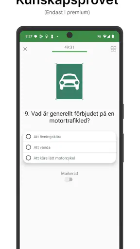 Körkortsfrågor screenshot