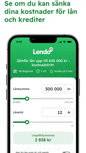 Kreddy - se ditt kreditbetyg screenshot