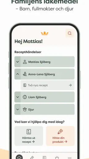 Kronans Apotek – Mina recept screenshot