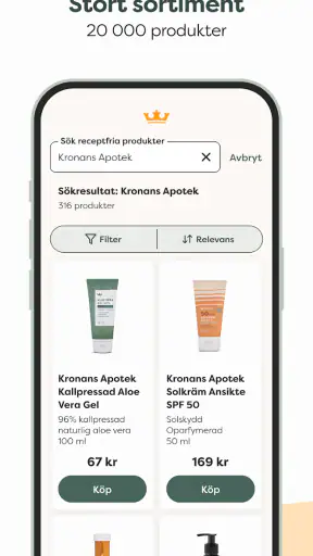 Kronans Apotek – Mina recept screenshot