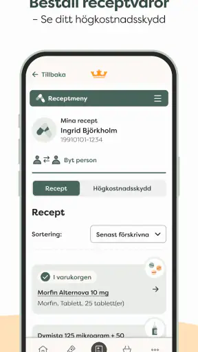 Kronans Apotek – Mina recept screenshot
