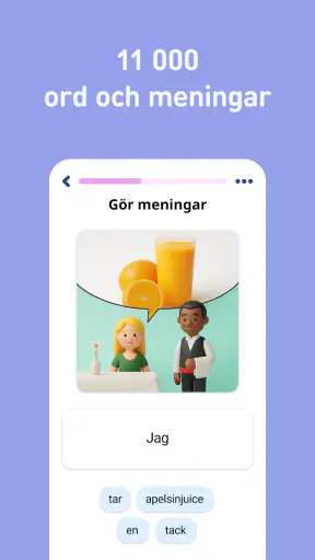 Lär dig svenska - 11 000 ord screenshot