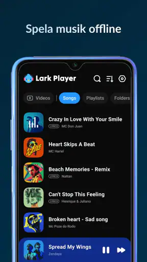 Lark Player: Musikspelare, MP3 screenshot