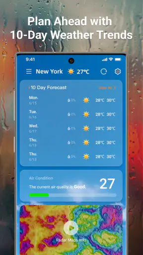 LaunchWeather screenshot