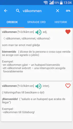Lexin Lexikon — Svensk Ordbok screenshot