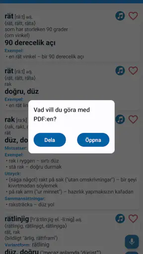 Lexin Offline (Svensk Lexikon) screenshot