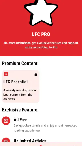 LFC Echo screenshot