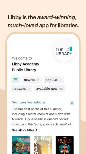 Libby, av OverDrive screenshot