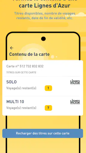 Lignes d’Azur Tickets screenshot